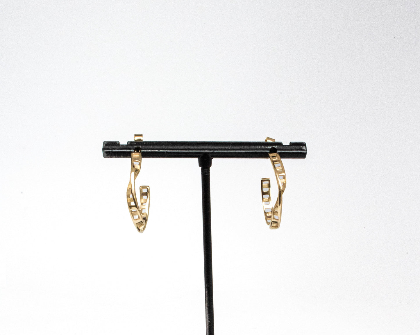 Boucles d'oreilles dorées Nerodia #02